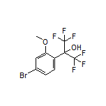 2-(4-Bromo-2-methoxyphenyl)-1,1,1,3,3,3-hexafluoro-2-propanol