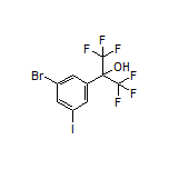 2-(3-Bromo-5-iodophenyl)-1,1,1,3,3,3-hexafluoro-2-propanol