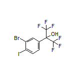 2-(3-Bromo-4-iodophenyl)-1,1,1,3,3,3-hexafluoro-2-propanol