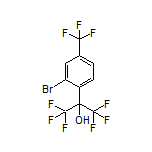 2-[2-Bromo-4-(trifluoromethyl)phenyl]-1,1,1,3,3,3-hexafluoro-2-propanol