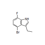 4-Bromo-3-ethyl-7-fluoro-1H-indole