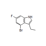 4-Bromo-3-ethyl-6-fluoro-1H-indole