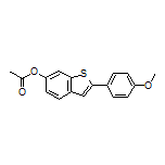 2-(4-Methoxyphenyl)-6-benzothienyl Acetate