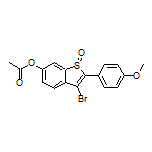 3-Bromo-2-(4-methoxyphenyl)-1-oxidobenzo[b]thiophen-6-yl Acetate