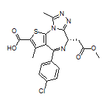(S)-4-(4-Chlorophenyl)-6-(2-methoxy-2-oxoethyl)-3,9-dimethyl-6H-thieno[3,2-f][1,2,4]triazolo[4,3-a][1,4]diazepine-2-carboxylic Acid