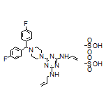 N2,N4-Diallyl-6-[4-[bis(4-fluorophenyl)methyl]-1-piperazinyl]-1,3,5-triazine-2,4-diamine Dimethanesulfonate