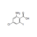2-Amino-4-chloro-6-iodobenzoic Acid