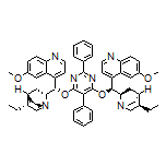 (1S,1’S,3R,3’R,4S,4’S,6R,6’R)-6,6’-[(1S,1’S)-[(2,5-Diphenylpyrimidine-4,6-diyl)bis(oxy)]bis[(6-methoxy-4-quinolyl)methylene]]bis(3-ethylquinuclidine)