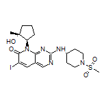 8-[(1R,2R)-2-Hydroxy-2-methylcyclopentyl]-6-iodo-2-[[1-(methylsulfonyl)-4-piperidyl]amino]pyrido[2,3-d]pyrimidin-7(8H)-one