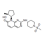 8-[(1R,2R)-2-Hydroxy-2-methylcyclopentyl]-2-[[1-(methylsulfonyl)-4-piperidyl]amino]pyrido[2,3-d]pyrimidin-7(8H)-one