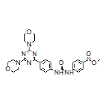 Methyl 4-[3-[4-(4,6-Dimorpholino-1,3,5-triazin-2-yl)phenyl]ureido]benzoate