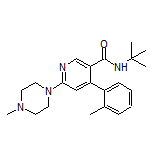 N-(tert-Butyl)-6-(4-methyl-1-piperazinyl)-4-(o-tolyl)nicotinamide
