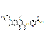 1-Ethyl-6-fluoro-4-oxo-7-(1-piperazinyl)-1,4-dihydroquinoline-3-carboxylic Acid Nicotinic Acid
