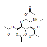 3-Acetamido-6-(acetoxymethyl)tetrahydro-2H-pyran-2,4,5-triyl (3R,4R,5S,6R)-Triacetate