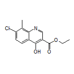 Ethyl 7-Chloro-4-hydroxy-8-methylquinoline-3-carboxylate