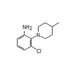 3-Chloro-2-(4-methyl-1-piperidyl)aniline