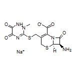 Sodium (6R,7R)-7-Amino-3-[[(2-methyl-5,6-dioxo-1,2,5,6-tetrahydro-1,2,4-triazin-3-yl)thio]methyl]-8-oxo-5-thia-1-azabicyclo[4.2.0]oct-2-ene-2-carboxylate
