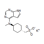 Potassium [trans-4-[Methyl(7H-pyrrolo[2,3-d]pyrimidin-4-yl)amino]cyclohexyl]methanesulfonate