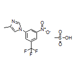 4-Methyl-1-[3-nitro-5-(trifluoromethyl)phenyl]-1H-imidazole Methanesulfonate