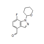 7-Fluoro-1-(tetrahydro-2H-pyran-2-yl)indazole-4-carbaldehyde
