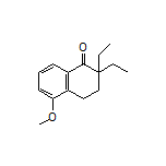 2,2-Diethyl-5-methoxy-3,4-dihydronaphthalen-1(2H)-one