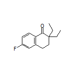 2,2-Diethyl-6-fluoro-3,4-dihydronaphthalen-1(2H)-one