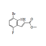 Methyl 7-Bromo-4-fluoro-1H-indole-2-carboxylate