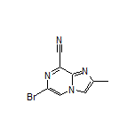 6-Bromo-2-methylimidazo[1,2-a]pyrazine-8-carbonitrile