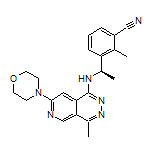 (R)-2-Methyl-3-[1-[(4-methyl-7-morpholinopyrido[3,4-d]pyridazin-1-yl)amino]ethyl]benzonitrile