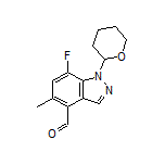 7-Fluoro-5-methyl-1-(tetrahydro-2H-pyran-2-yl)-1H-indazole-4-carbaldehyde