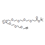 Propargyl-PEG8-C2-COOtBu
