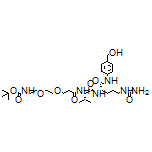 (S)-2-[(S)-2-[3-[2-[2-(Boc-amino)ethoxy]ethoxy]propanamido]-3-methylbutanamido]-N-[4-(hydroxymethyl)phenyl]-5-ureidopentanamide