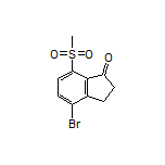 4-Bromo-7-(methylsulfonyl)-1-indanone