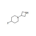 1-(3-Azetidinyl)-4-fluoropiperidine
