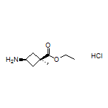 Ethyl cis-3-Amino-1-methylcyclobutanecarboxylate Hydrochloride