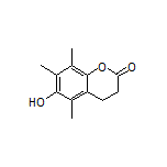 6-Hydroxy-5,7,8-trimethylchroman-2-one