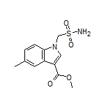 Methyl 5-Methyl-1-(sulfamoylmethyl)-1H-indole-3-carboxylate
