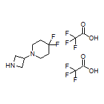 1-(3-Azetidinyl)-4,4-difluoropiperidine Bistrifluoroacetate