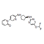 6’-[[(1S,3S)-3-[[5-(Difluoromethoxy)-2-pyrimidinyl]amino]cyclopentyl]amino]-2H-[1,3’-bipyridin]-2-one