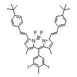 3,7-Bis[(E)-4-(tert-butyl)styryl]-10-(3,5-diiodo-4-methylphenyl)-5,5-difluoro-1,9-dimethyl-5H-dipyrrolo[1,2-c:2’,1’-f][1,3,2]diazaborinin-4-ium-5-uide