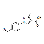 1-(4-Formylphenyl)-3-methyl-1H-pyrazole-4-carboxylic Acid