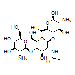 N-[(2S,3R,4R,6R)-5-[[(2S,3R,4R,5S,6R)-3-Amino-4,5-dihydroxy-6-(hydroxymethyl)tetrahydro-2H-pyran-2-yl]oxy]-2-[[(2R,4R,5R,6R)-5-amino-4,6-dihydroxy-2-(hydroxymethyl)tetrahydro-2H-pyran-3-yl]oxy]-4-hydroxy-6-(hydroxymethyl)tetrahydro-2H-pyran-3-yl]acetamide