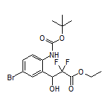 Ethyl 3-[5-Bromo-2-(Boc-amino)phenyl]-2,2-difluoro-3-hydroxypropanoate