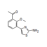 3’-(2-Amino-4-thiazolyl)-2’-methoxyacetophenone