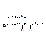 Ethyl 6-Bromo-4-chloro-7-fluoroquinoline-3-carboxylate