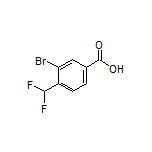3-Bromo-4-(difluoromethyl)benzoic Acid