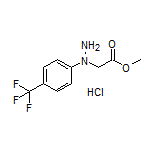 Methyl 2-[1-[4-(Trifluoromethyl)phenyl]hydrazinyl]acetate Hydrochloride