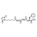 (S)-2-[2-[2-[6-(2,5-Dioxo-2,5-dihydro-1-pyrrolyl)hexanamido]acetamido]acetamido]-3-phenylpropanoic Acid