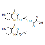 (3R,4R)-N-Boc-3-methoxypiperidin-4-amine Hemioxalate