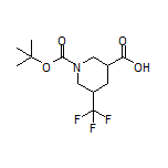 1-Boc-5-(trifluoromethyl)piperidine-3-carboxylic Acid